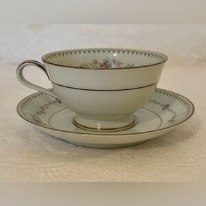 Dainty Vintage Noritake Teacup & Saucer Set